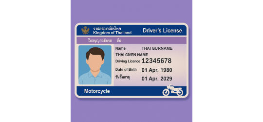 1e aanvraag omzetting motorrijbewijs